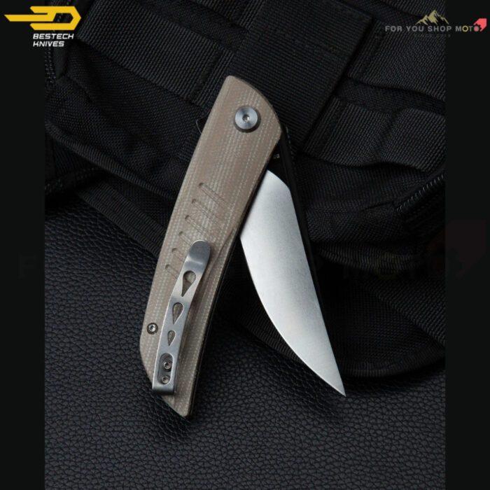 [BESTECH KNIVES] มีดพับรุ่น SWIFT (BG30) ด้าม Micarta ใบมีดเหล็ก D2 ทรงสวยเฉียบ ขนาด 3.54 นิ้ว มีดพก EDCBG30A-1 BG30C-2