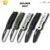 [BESTECH KNIVES] มีดพับรุ่น EXPLORER (BG37 Series) ด้าม G10 ใบมีดเหล็ก D2 ทรง Tanto ขนาด 2.87 นิ้ว EDC พกพาสะดวก