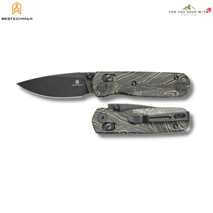 มีดพับพรีเมียม BESTECHMAN SPRITE (BMK21) เหล็ก Bohler M390 ด้าม Titanium / G10 มีด EDC ขนาดพกพา ระบบ B-Lock