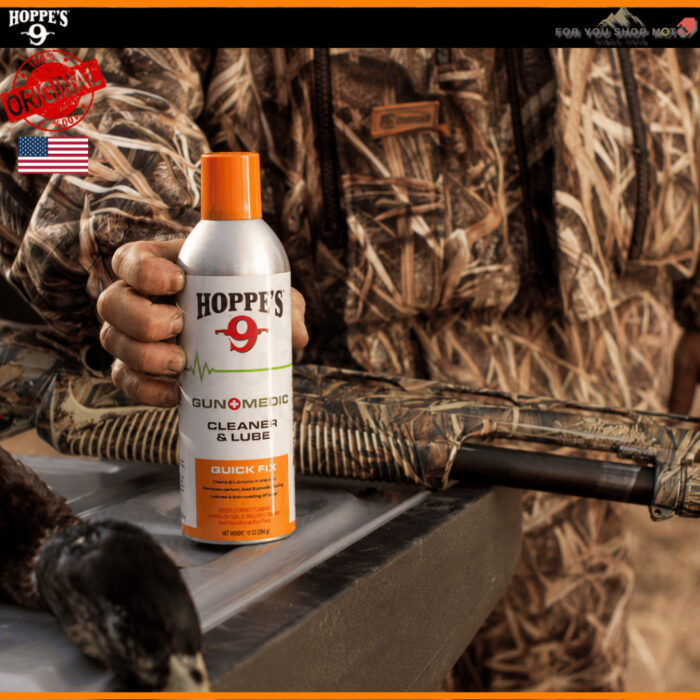 th-11134207-81ztl-mqkeq27yx0qq33.jpg Hoppe's Gun Medic Bio-Based Cleaner 10oz / Cleaner & Lube 4oz สเปรย์ทำความสะอาดสูตร Bio-Based แห้งไว ของแท้ Made in USA