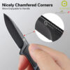 มีดพก CIVIVI Mini Elementum Fixed Blade ใบมีด Nitro-V / Damascus 2.24 นิ้ว ด้าม G10 / Wood / Micarta พร้อมปลอก Kydex EDC