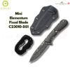 มีดพก CIVIVI Mini Elementum Fixed Blade ใบมีด Nitro-V / Damascus 2.24 นิ้ว ด้าม G10 / Wood / Micarta พร้อมปลอก Kydex EDC