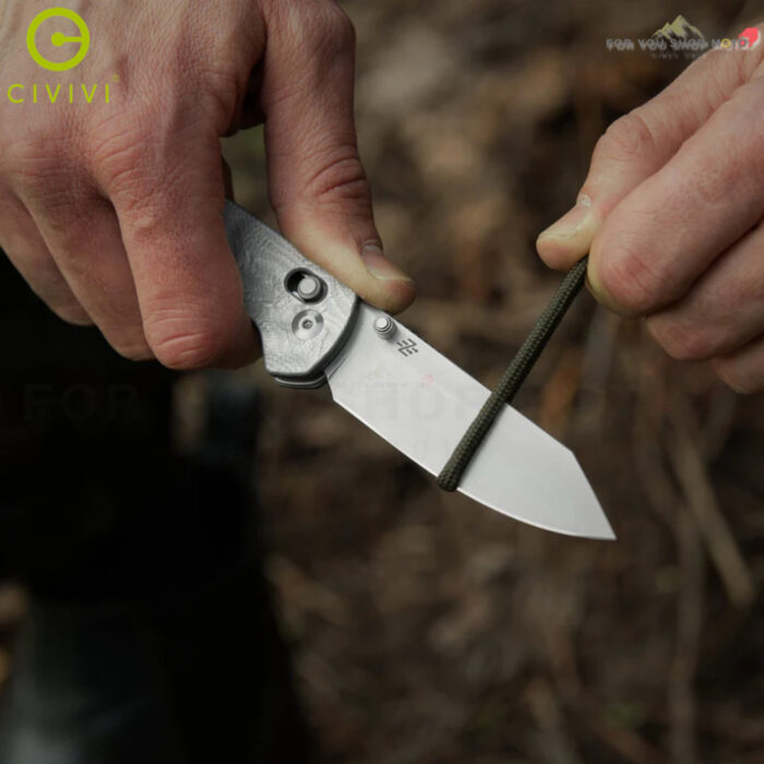 th-11134207-81ztl-mqzyy6cu27eof2-2.jpg มีดพับ CIVIVI Over Yonder ใบมีด Sandvik 14C28N 3.35 นิ้ว ด้าม Micarta / G10 ระบบ Crossbar Lock มีด EDC Outdoor knife
