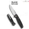 มีดพับ RUIKE P873 ใบมีด Sandvik 14C28N 3.46 นิ้ว Drop Point ด้าม G10 / Micarta ระบบ Button lock Outdoor Knife EDC