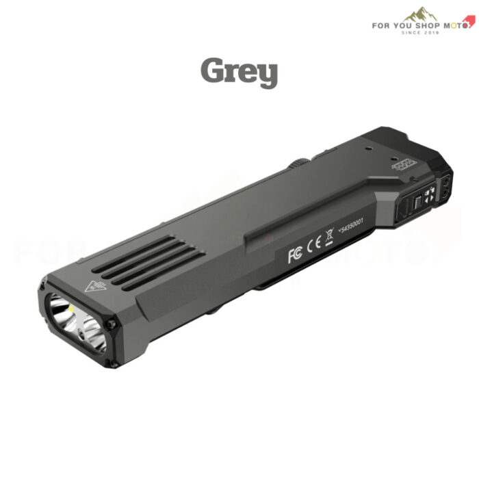 ไฟฉาย WUBEN X5 3-in-1 1300 Lumens แสงขาว + UV 365nm + เลเซอร์เขียว บอดี้แบนทรง EDC แบตชาร์จได้/รองรับ AAA กันน้ำ IP65