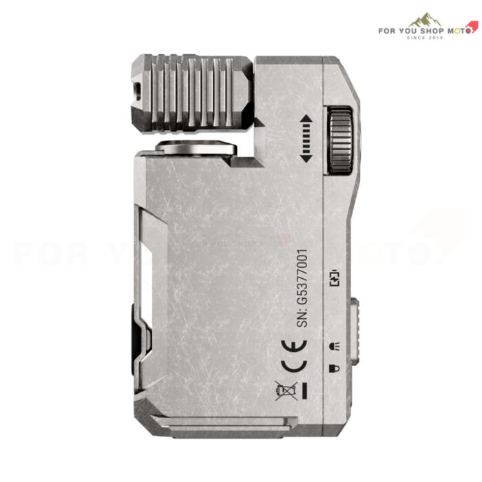 WUBEN G5 Titanium Edition ไฟฉาย EDC พกพา 400 Lumens วัสดุไทเทเนียม หัวหมุน 180° ชาร์จ Type-C (แสงขาว/RGB/Beacon)