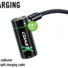 ถ่านชาร์จ COAST ZITHION-X CR123 3V (1100mAh) ชาร์จ USB-C ในตัว แพ็ก 2 ก้อน แท้ 100%