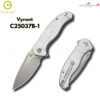 [New] มีดพับ CIVIVI Vyrent ใบมีด Nitro-X7 / Damascus 3.48 นิ้ว ด้าม G10 / Micarta รุ่นใหม่ Flipper & Thumb Stud C25037