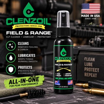 Clenzoil CLP Field & Range 2 oz น้ำยาทำความสะอาด หล่อลื่น และป้องกันสนิม สูตร 3-in-1 แบบสเปรย์ Made in USA ของแท้ 100%