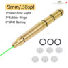 เลเซอร์ตั้งศูนย์ลำกล้อง Bore Sighter สีแดง 9mm / .22LR / .223 / .177 / .38 SPL / .308 พร้อมแบตเตอรี่