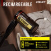 COAST XT7R ไฟฉายแรงสูง 1500 Lumens ไฟฉาย LED ชาร์จ USB-C ขนาดพกพา ปรับซูมได้ EDC