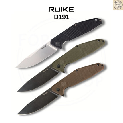 มีดพับ RUIKE D191 ใบมีด 8Cr13MoV ขนาด 3.62 นิ้ว ด้าม G10 พร้อมระบบลูกปืน Roller Bearing EDC Folding Pocket Knife