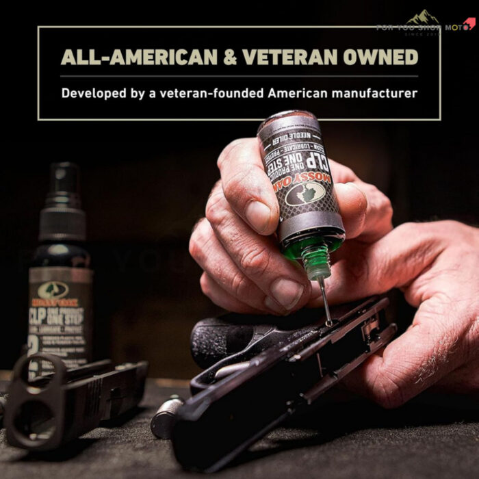 Mossy Oak CLP Gun Cleaning Oil [แพ็คคู่] ชุดน้ำมันดูแลปืนแบบ All-in-One (Clean, Lube, Protect)
