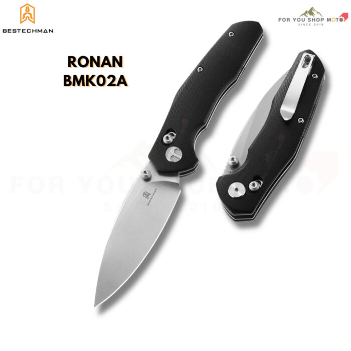 Bestechman Ronan (BMK02) มีดพับ EDC ใบมีด 3.26" เหล็ก 14C28N / Damascus ระบบ Bar Lock ลื่นไหลด้วยลูกปืนเซรามิก