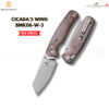(มีส่งด่วน) มีดพับ Bestechman Cicada's Wing BMK06 ใบมีด 3.15 นิ้ว (Bar Lock) มีด EDC ดีไซน์พรีเมียม