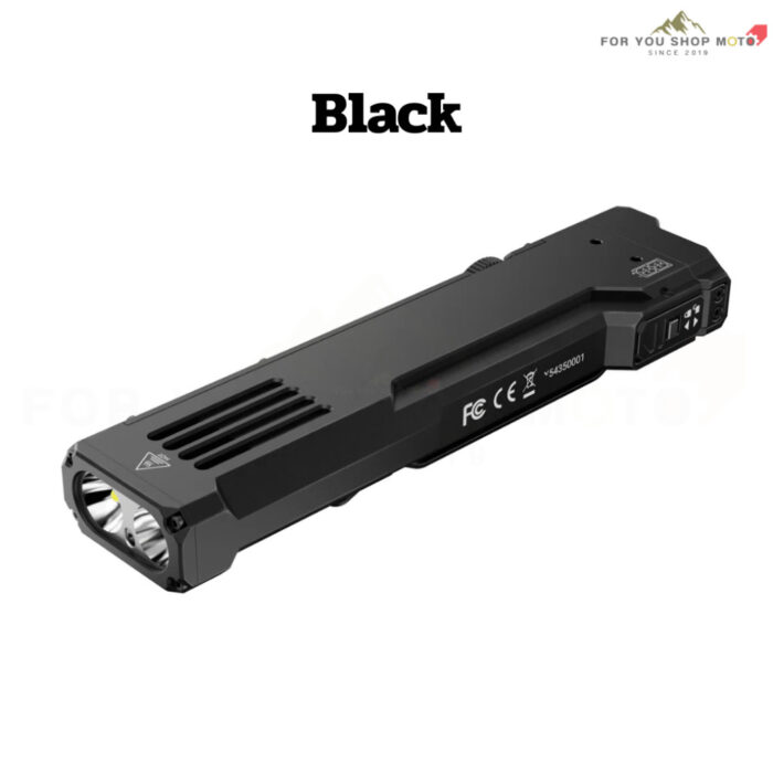 ไฟฉาย WUBEN X5 3-in-1 1300 Lumens แสงขาว + UV 365nm + เลเซอร์เขียว บอดี้แบนทรง EDC แบตชาร์จได้/รองรับ AAA กันน้ำ IP65
