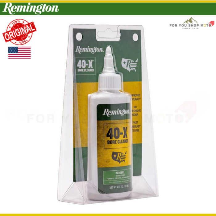 [ของแท้] Remington 40-X Bore Cleaner น้ำยาล้างลำกล้องปืน ขัดคราบเขม่า เงางามไร้รอย (ขนาด 4 oz / 118 ml)