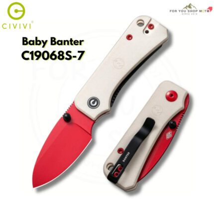 มีดพับ CIVIVI Baby Banter Thumb Stud Knife G10 Handle (2.34" Nitro-V Blade) C19068S-7 EDC