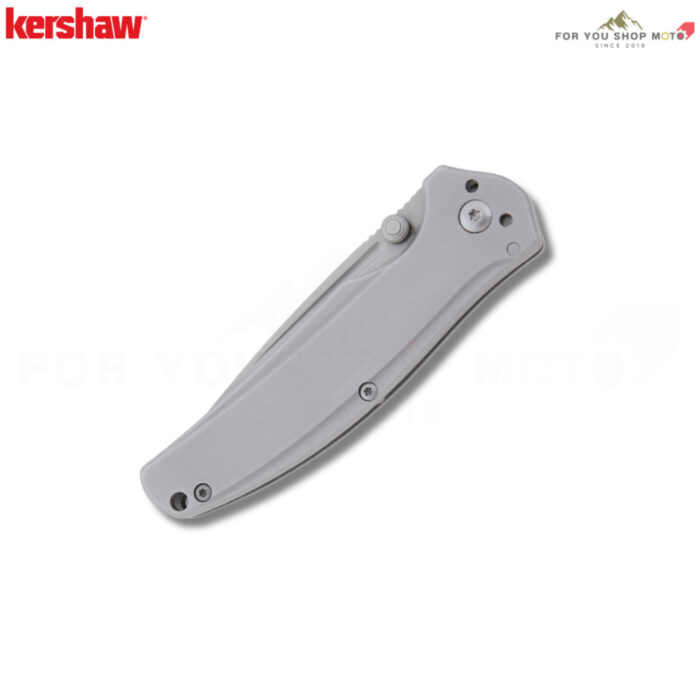 มีดพับ Kershaw Catalytic 1341 ใบมีด 8Cr13MoV 3นิ้ว ด้าม Stainless Steel ระบบ SpeedSafe Frame Lock สีเทา ของแท้ 100%