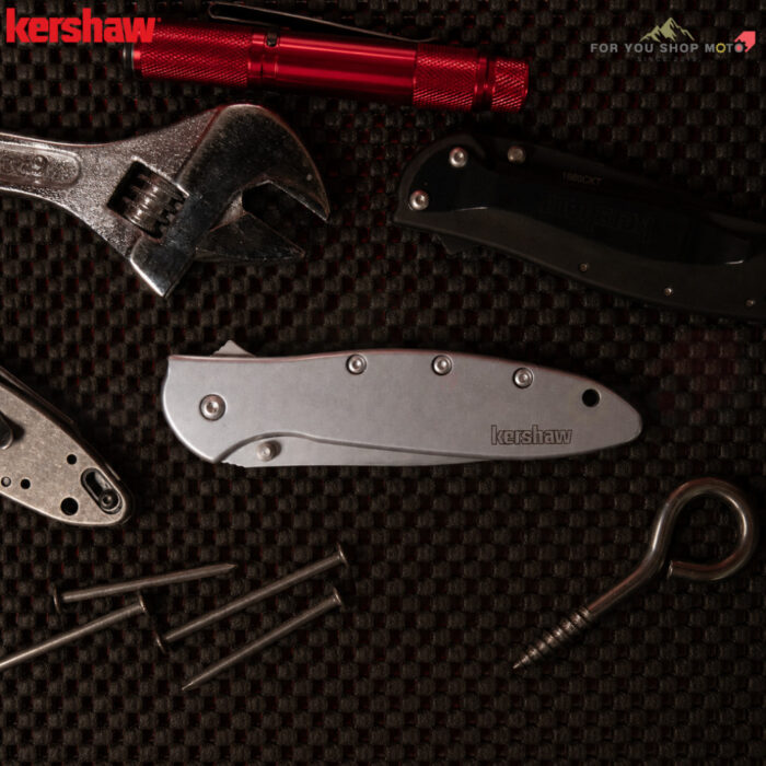 Kershaw 1660 Ken Onion Leek (ใบมีด Sandvik 14C28N ขนาด 3 นิ้ว / ด้ามสแตนเลส / Made in USA)