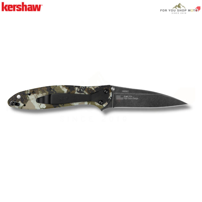 มีดพับ Kershaw 1660KC Ken Onion Leek King's Camo (ใบมีด Sandvik 14C28N ขนาด 3 นิ้ว / ด้ามอลูมิเนียม / Made in USA)