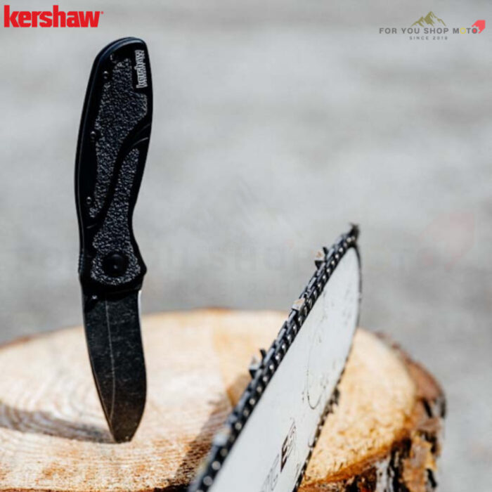th-11134207-81ztm-ms3vgoyfzk7554-2.jpg มีดพับ Kershaw Blur Black (รุ่น 1670BLK) ด้ามดำ ใบดำ DLC เหล็ก 14C28N แท้ Made in USA