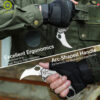 มีดพับ CIVIVI Incisor II Karambit ใบมีด Nitro-V / Damascus 2.02 นิ้ว ด้าม Aluminum ระบบ Button Lock EDC