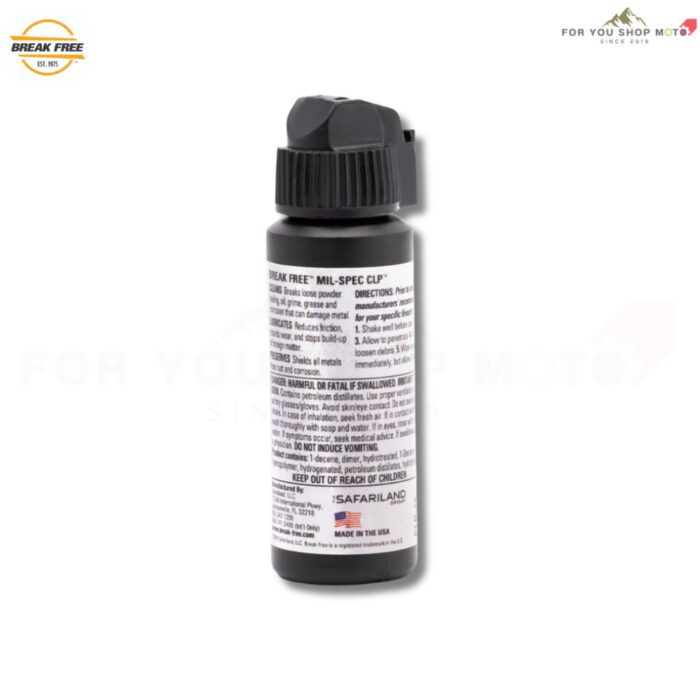 BREAK FREE CLP 0.68 oz น้ำยาทำความสะอาดและดูแลอุปกรณ์ สูตร All-in-One MIL-SPEC ของแท้ USA 100%