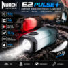 WUBEN E2 PULSE ] ไฟฉายพวงกุญแจ EDC Mini 150 Lumens น้ำหนักเบา 10.7g ไฟข้าง COB + ไฟสัญญาณเตือน ชาร์จ Type-C ท้ายแม่เหล็ก