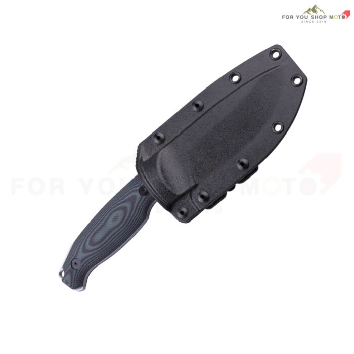 มีดใบตาย RUIKE Jager F118-G Green/Black G-10 (ใบมีด 4.33 นิ้ว เหล็ก Sandvik 14C28N) พร้อมซอง ABS Sheath แท้ 100% fixed