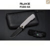 มีดพับ RUIKE P166-AK ใบมีด Tanto 3.62นิ้ว เหล็ก 14C28N เคลือบดำ ด้าม Aluminum สีเงิน Liner Lock EDC Knife