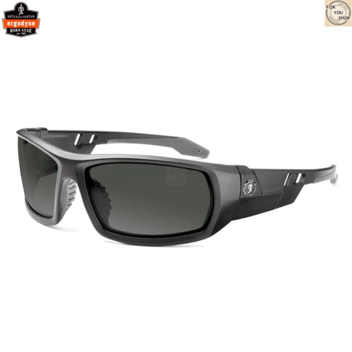 Ergodyne Skullerz ODIN Safety Glasses กรอบดำด้าน เลนส์ Smoke ANSI Z87.1+ แว่นยิงปืน Tactical แว่นตาเซฟตี้ กันกระแทก