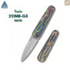 มีดพับ SRM Twin 251MB ใบมีด N690 2.99นิ้ว ด้าม G10 / Micarta ระบบ Crossbar Lock ลูกปืนเซรามิก EDC