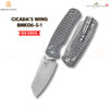 (มีส่งด่วน) มีดพับ Bestechman Cicada's Wing BMK06 ใบมีด 3.15 นิ้ว (Bar Lock) มีด EDC ดีไซน์พรีเมียม