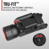 COAST PTX35R Pistol Light ไฟฉายติดราง 500 Lumens (รองรับราง Picatinny / Universal) ชาร์จได้ สลับปรับลำแสง Spot & Flood