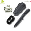 มีดพก CIVIVI Mini Elementum Fixed Blade ใบมีด Nitro-V / Damascus 2.24 นิ้ว ด้าม G10 / Wood / Micarta พร้อมปลอก Kydex EDC