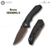 New! มีดพับ CIVIVI ELITE Brova ใบมีด CPM S35VN 3.41 นิ้ว ด้ามอะลูมิเนียม Aluminum ระบบ Top Liner Lock Thumb Stud มีด EDC