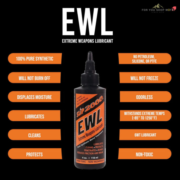 [มีส่งด่วน] SLIP 2000 EWL CLP Gun Lube น้ำมันล้างและหล่อลื่นปืน สังเคราะห์แท้ 100% (ขนาด 4 oz / 118 ml)