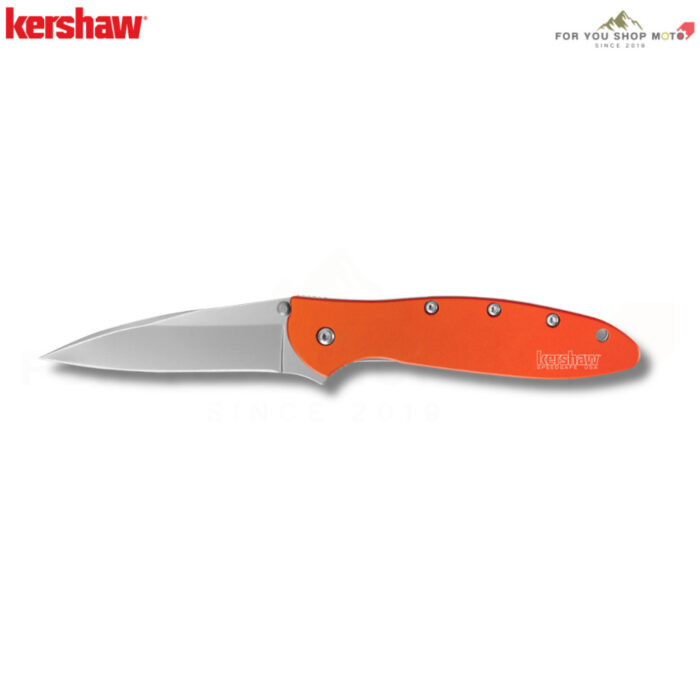 th-11134207-81ztn-ms14rvb25o9154-2.jpg มีดพับ Kershaw 1660OR Ken Onion Leek Orange/ส้ม (ใบมีด Sandvik 14C28N ขนาด 3 นิ้ว / ด้ามอลูมิเนียมสีส้ม / Made in USA)