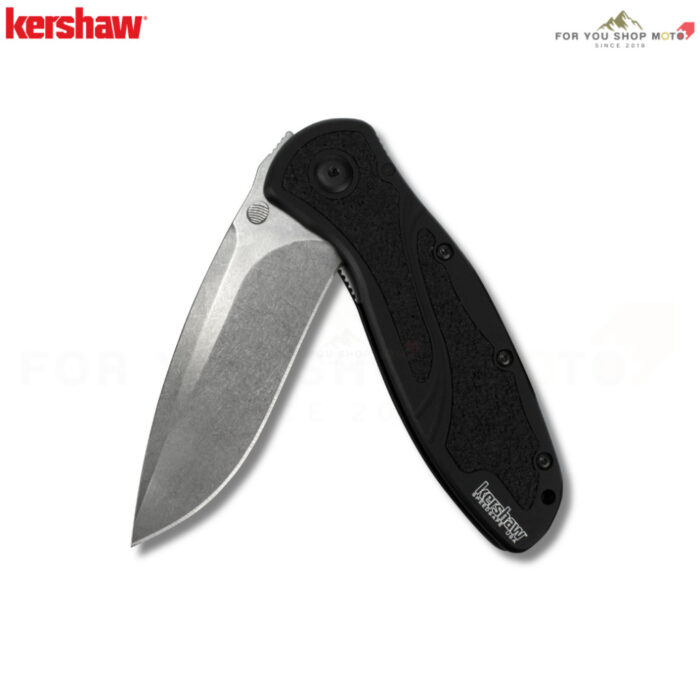 มีดพับ Kershaw Blur S30V (รุ่น 1670S30V) ด้ามดำ ใบ Stonewash เหล็กพรีเมียม CPM-S30V แท้ Made in USA