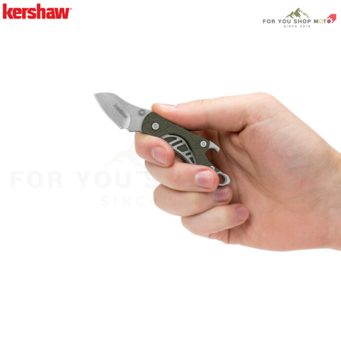 มีดพับ Kershaw Cinder 1025ROL EDC ขนาดเล็ก 2 เล่ม ใบมีด 3Cr13 1.4นิ้ว Stonewashed ด้าม GFN ระบบ Liner Lock [ของแท้]