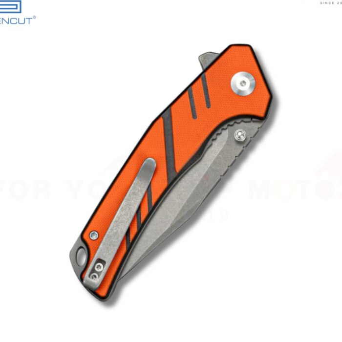 [New] มีดพับ SENCUT Quirk EDC ใบมีด D2 3.41 นิ้ว ด้าม G10 ระบบ Liner Lock Flipper & Thumb Stud รุ่น S25099