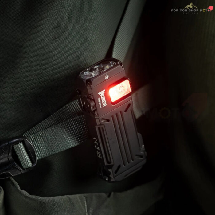 Wuben X2 Pro+ ไฟฉาย EDC แม่เหล็ก พกพาความสว่างสูงสุด 1500 Lumens ปรับแสงไร้ระดับ ไฟข้างขาว-แดง ชาร์จ Type-C กันน้ำ IP65