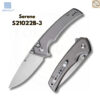 มีดพับ SENCUT Serene ใบมีด D2 3.48 นิ้ว ด้ามอลูมิเนียม Flipper & Button Lock & Thumb Stud EDC รุ่น S21022B