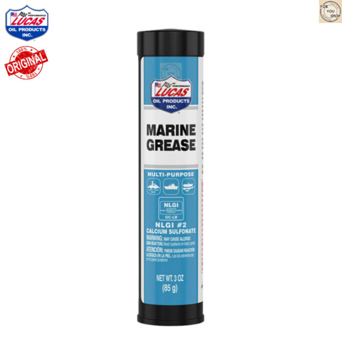 Lucas Oil Marine Grease NLGI #2 3oz จาระบีอเนกประสงค์สำหรับงานทะเล ทนน้ำเค็ม กันสนิม รับแรงกดสูง