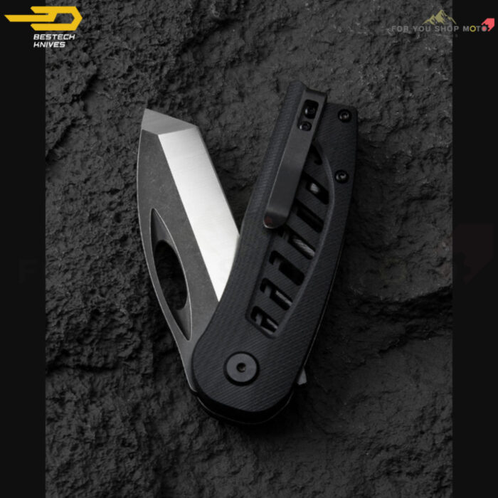 [BESTECH KNIVES] มีดพับรุ่น EXPLORER (BG37 Series) ด้าม G10 ใบมีดเหล็ก D2 ทรง Tanto ขนาด 2.87 นิ้ว EDC พกพาสะดวก