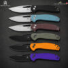 มีดพับ Bestechman Whalefin (BMK18) ใบมีด D2 ขนาด 3.4 นิ้ว ด้าม G10 ระบบ Button Lock (ของแท้)