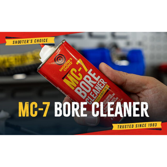 Shooter's Choice MC-7 Bore Cleaner (4 oz. / 118 ml) น้ำยาล้างลำกล้องปืนและคราบเขม่าอเนกประสงค์ Made in USA