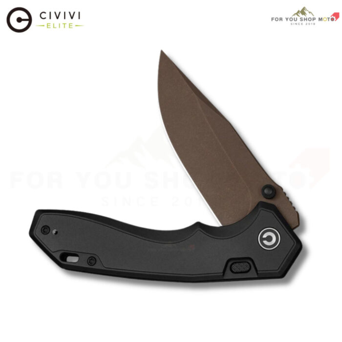 New! มีดพับ CIVIVI ELITE Brova ใบมีด CPM S35VN 3.41 นิ้ว ด้ามอะลูมิเนียม Aluminum ระบบ Top Liner Lock Thumb Stud มีด EDC