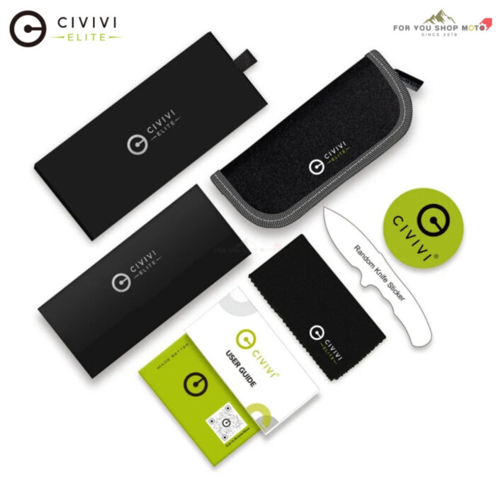New! มีดพับ CIVIVI ELITE Brova ใบมีด CPM S35VN 3.41 นิ้ว ด้ามอะลูมิเนียม Aluminum ระบบ Top Liner Lock Thumb Stud มีด EDC